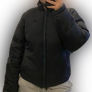 Kappa black down feather puffer jacket